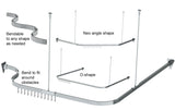Bendable Shower Curtain Rod
